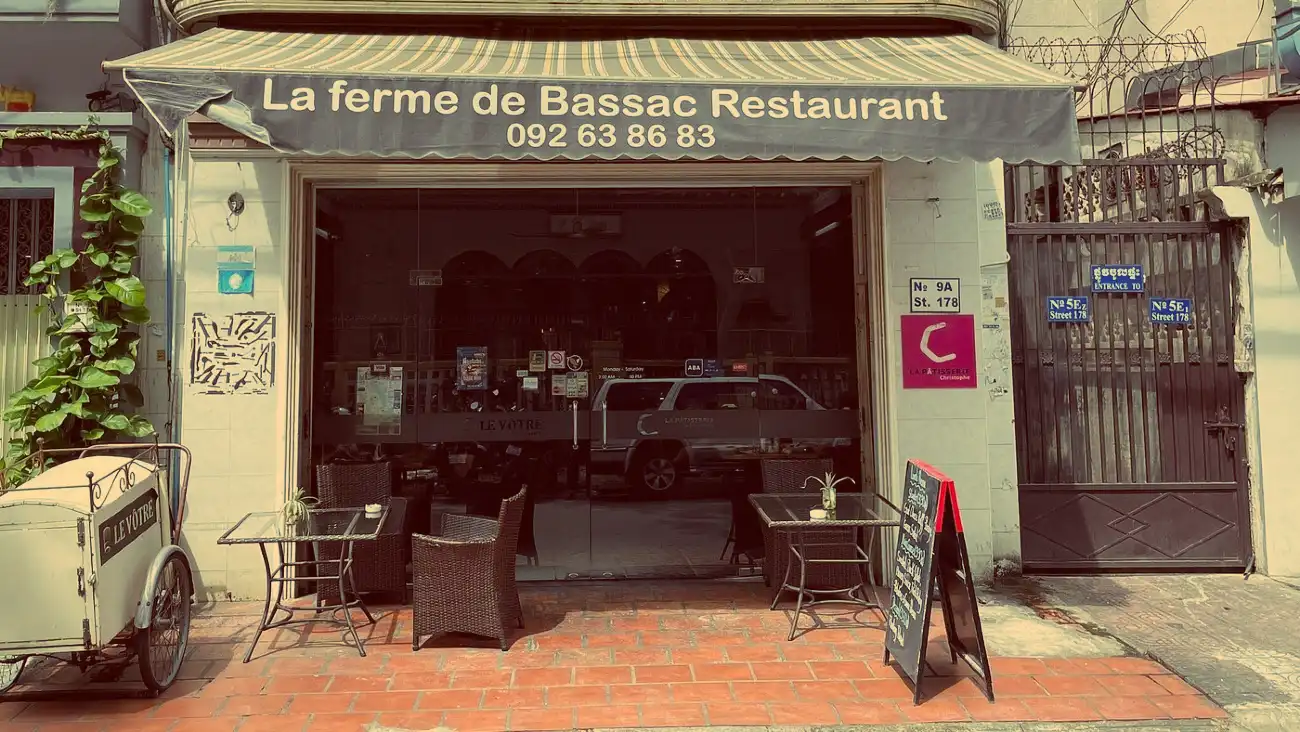 Façade La Ferme de Bassac